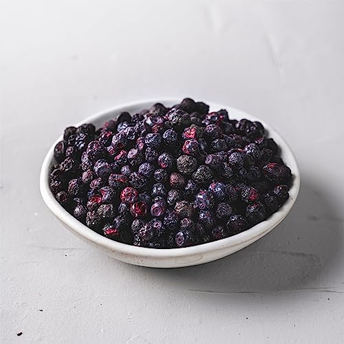 Bio Wildheidelbeere I Blaubeeren gefriergetrocknet I 100% Frucht I Trockenfrucht I Beeren Obst I 100g Inhalt von MÜSLI MÜHLE Kernig Kornig Knusprig