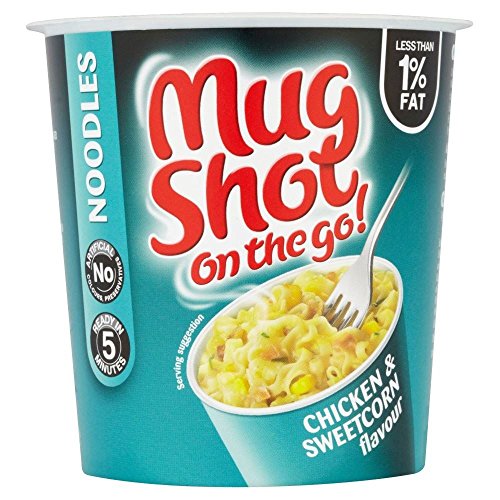 Mug Shot auf den Go Flavour Huhn Nudeln (54 g) - Packung mit 6 von Mug Shot