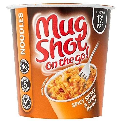 Verbrecherfoto auf der Go Spicy Sweet & Sour Flavour Nudeln (67g) - Packung mit 6 von Mug Shot