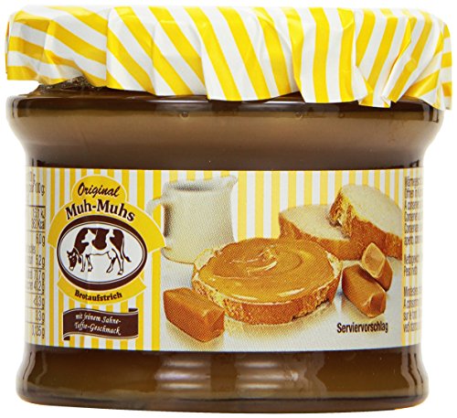 Original Muh‑Muhs Toffee Brotaufstrich 245g im 6er Vorratspack – Toffigkeit zum Streichen mit unvergleichlichem Sahne-Toffee Geschmack – Frei von Palmöl, Nüssen und Gluten (6 x 245g) von Muh-Muhs