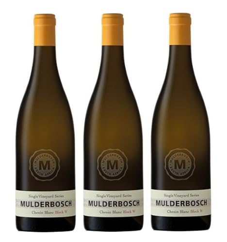 3x 0,75l - Mulderbosch - Single Vineyard Series - Block W - Chenin Blanc - Coastal Region W.O. - Südafrika - Weißwein trocken von Mulderbosch