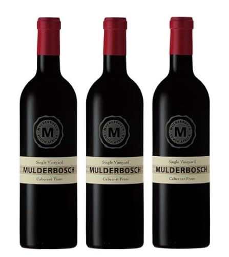 3x 0,75l - Mulderbosch - Single Vineyard Series - Cabernet Franc - Stellenbosch W.O. - Südafrika - Rotwein trocken von Mulderbosch