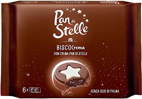 10x Mulino Bianco Pan di stelle Biscocrema kekse mit sahne Italien biscuits cookies 168g 10x Mulino Bianco Pan di stelle Biscocrema kekse mit sahne Italien biscuits cookies 168g von Mulino Bianco