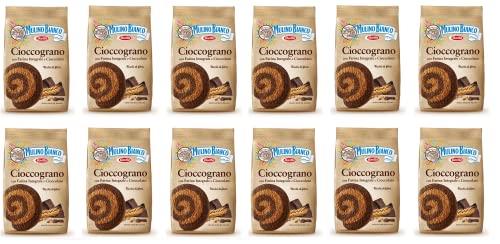 12x Mulino Bianco Cioccograno Vollkorn kekse mit schokolade 350g biscuits kuchen von Mulino Bianco