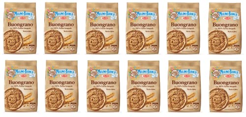 12x Mulino Bianco kekse Buongrano 100% Vollkorn 350g biscuits cookies kuchen von Mulino Bianco