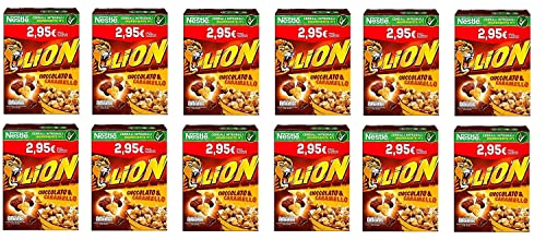 12x Nestlé Lion Cereali Integrali Cioccolato e Caramello Getreide Vollkorn Cereals mit Schokolade und Karamell 400g 12x Nestlé Lion Cereali Integrali Cioccolato e Caramello Getreide Vollkorn Cereals mit Schokolade und Karamell 400g von Mulino Bianco