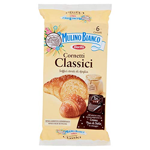 18x Mulino Bianco Kuchen mit Cornetti Classici Croissant Briosche 40g kekse von Mulino Bianco