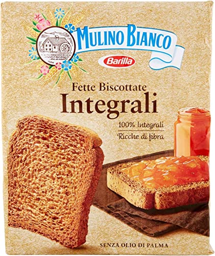 3x Mulino Bianco Fette Biscottate Volkoren 315 g Vollkorn Zwieback aus italien von Mulino Bianco