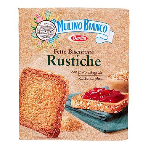 3x Mulino Bianco Fette biscottate Le rustiche 315g mit Dinkel Zwieback brot 3x Mulino Bianco Fette biscottate Le rustiche 315g mit Dinkel Zwieback brot von Mulino Bianco
