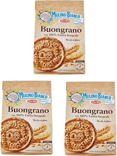 3x Mulino Bianco kekse Buongrano 100% Vollkorn 350g biscuits cookies kuchen von Mulino Bianco