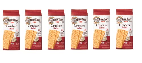 6x Mulino Bianco Barilla 20x Crackers Cracker Salati gesalzen 500 g aus Italien von Mulino Bianco