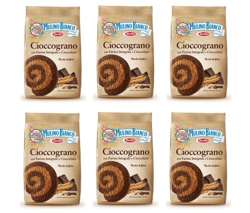 6x Mulino Bianco Cioccograno Vollkorn kekse mit schokolade 350g biscuits kuchen 6x Mulino Bianco Cioccograno Vollkorn kekse mit schokolade 350g biscuits kuchen von Mulino Bianco
