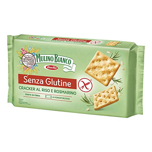 6x Mulino Bianco Crackers Reis und Rosmarin glutenfrei Salzgebäck 200g gesalzen 6x Mulino Bianco Crackers Reis und Rosmarin glutenfrei Salzgebäck 200g gesalzen von Mulino Bianco