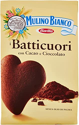 6x Mulino Bianco Kakao Kekse Batticuori Italien biscuits cookies kuchen brioche von Mulino Bianco