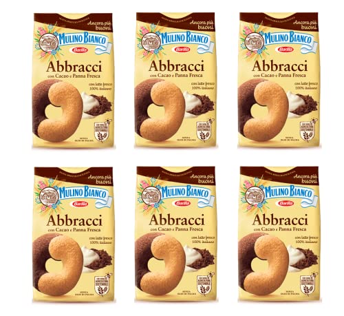 6x Mulino Bianco Kekse 'Abbracci', 350 g von Mulino Bianco