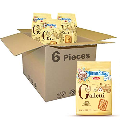 6x Mulino Bianco Kekse Galletti 800 g Butterkeks biscuits cookies kuchen brioche von Mulino Bianco