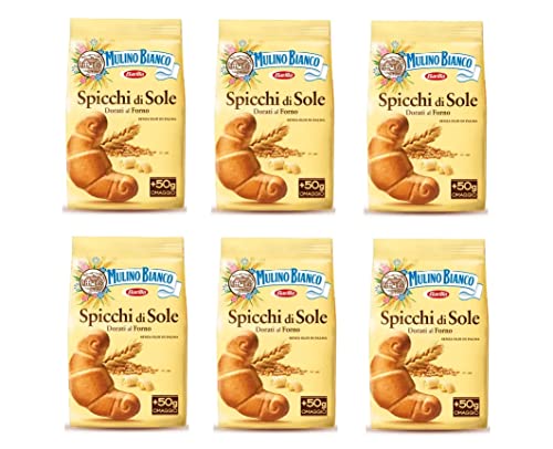 6x Mulino Bianco Kekse Spicchi di sole 350g Butterkeks biscuits cookies kuchen von Mulino Bianco