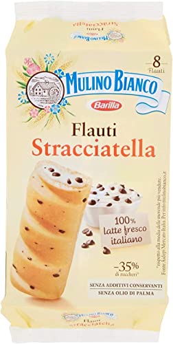 6x Mulino Bianco Kuchen mit Stracciatella Flauti 8x 35g kekse riegel snack 6x Mulino Bianco Kuchen mit Stracciatella Flauti 8x 35g kekse riegel snack von Mulino Bianco