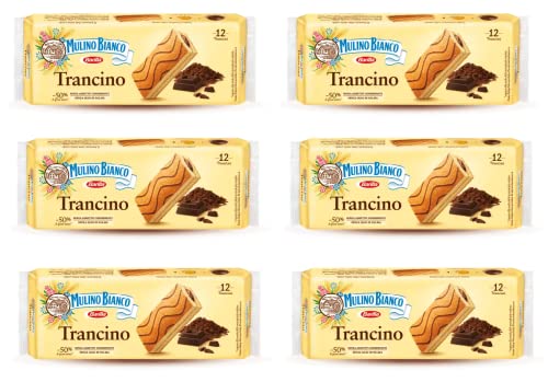 6x Mulino Bianco Trancino Biskuit Kuchen Snack mit fettarmer Kakaocreme 396g 6x Mulino Bianco Trancino Biskuit Kuchen Snack mit fettarmer Kakaocreme 396g von Mulino Bianco