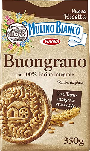 6x Mulino Bianco kekse Buongrano 100% Vollkorn 350g biscuits cookies kuchen von Mulino Bianco