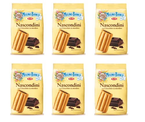 6x Mulino Bianco kekse Nascondini mit Schokolade 330g biscuits cookies kuchen von Mulino Bianco