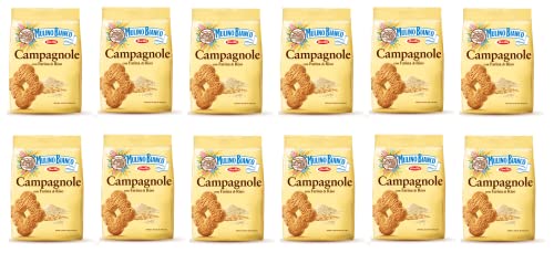 MULINO BIANCO Multipack- 12 Packungen Von 700 Gramm Je Campagnole Kekse MULINO BIANCO Multipack- 12 Packungen Von 700 Gramm Je Campagnole Kekse von Mulino Bianco