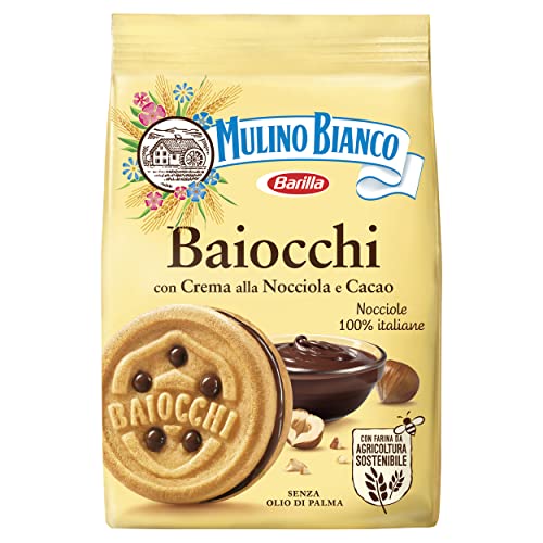 Mulino Bianco Baiocchi Nocciola, 10er Pack (10 x 260g) von Barilla