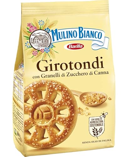 Mulino Bianco "Girotondi" Shortbread with grains of sugar cane, 350 g, 3 Stück Mulino Bianco "Girotondi" Shortbread with grains of sugar cane, 350 g, 3 Stück von Mulino Bianco