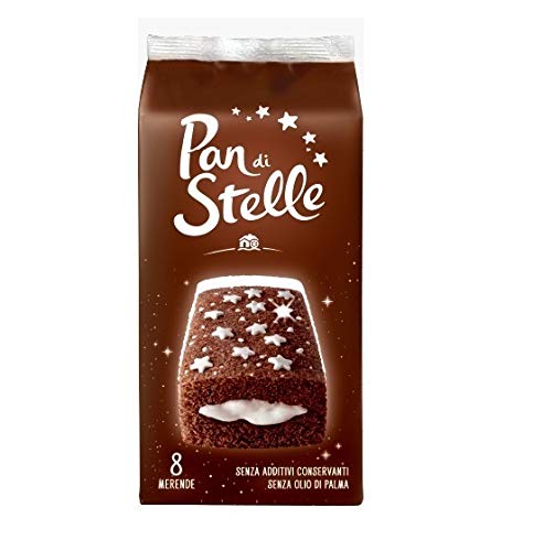 Mulino Bianco Kekse La Merenda Pan di Stelle 8x Kuchen mit Kakao 280g Mulino Bianco Kekse La Merenda Pan di Stelle 8x Kuchen mit Kakao 280g von Mulino Bianco