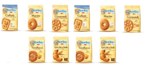 Mulino Bianco Kekse testpaket 10x350G Girotondi Macine Galletti Spicchi di sole Mulino Bianco Kekse testpaket 10x350G Girotondi Macine Galletti Spicchi di sole von Mulino Bianco