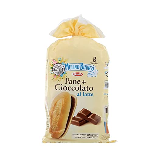 Mulino Bianco Kuchen pane + cioccolato brot mit schokolade Schokoriegel (8x 37,5) von Mulino Bianco