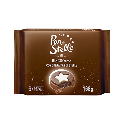 Mulino Bianco Pan di stelle Biscocrema kekse mit sahne Italien biscuits cookies 168g von Pan di Stelle