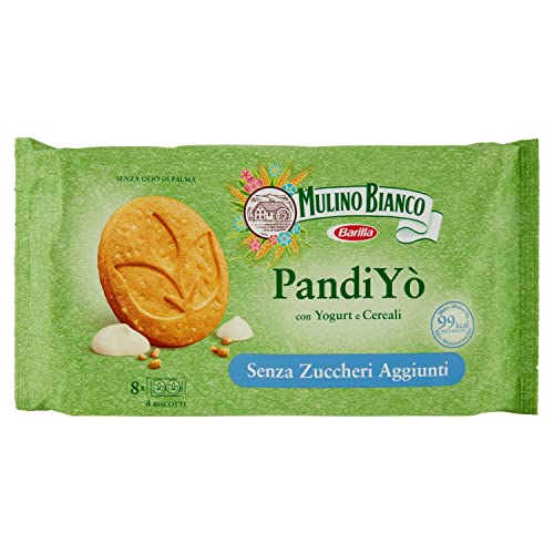 Mulino Bianco PandiYò con Yogurt e Cereali Kekse Italien biscuits cookies mit Joghurt und Müsli 200g ( 8 x 25g ) ohne Zuckerzusatz von Mulino Bianco