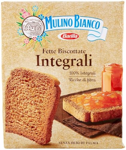 Mulino Bianco Vollkorn-Zwieback (315g) - 4er Pack of 315 g - [1,26 Kg] von Mulino Bianco