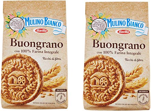 Mulino Bianco: "Buongrano" Vollweizen-Shortbread, 350 g, 2 Stück von Mulino Bianco