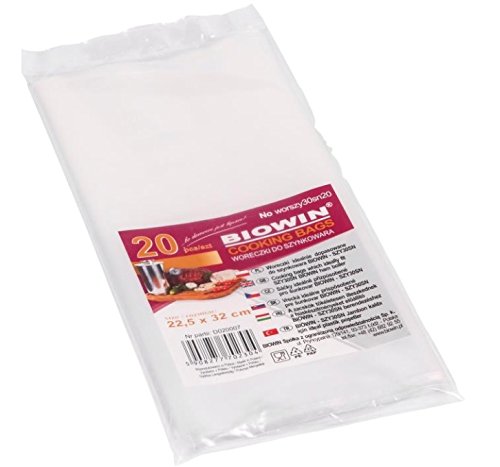 20er SET EINLEGEBEUTEL für SCHINKENKOCHER SCHINKENPRESSE PASTETENKOCHER 2 GRÖßEN (für 3kg Fleisch) von MultiDepot