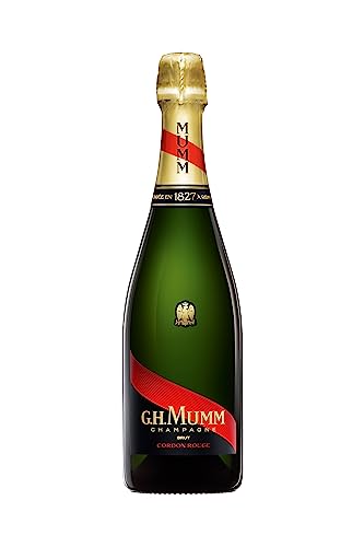 G.H. Mumm Cordon Rouge, Champagner Brut aus Frankreich, Weiß, 12 %, trocken, 1 x 0,75 l Flasche von Mumm