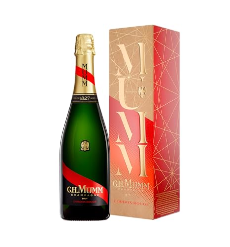 G.H. Mumm Cordon Rouge, Champagner Brut aus Frankreich, Weiß, 12 %, trocken, 1 x 0,75 l Flasche von Mumm