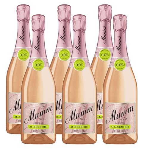 Mumm Rosé Dry Alkoholfreier Jahrgangssekt (6 x 0.75 l) von Mumm