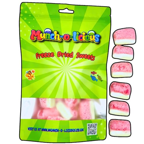 Munch-o-licious Gefriergetrocknete Süßigkeiten - Freeze dried candy Wassermelonen Schnitten 150g - Geschenkideen, Filmabende, Partys - Von Weich Bis Knusprig - Resealable Pack Für Längere Haltbarkeit Munch-o-licious Gefriergetrocknete Süßigkeiten - Freeze dried candy Wassermelonen Schnitten 150g - Geschenkideen, Filmabende, Partys - Von Weich Bis Knusprig - Resealable Pack Für Längere Haltbarkeit von Munch-o-licious