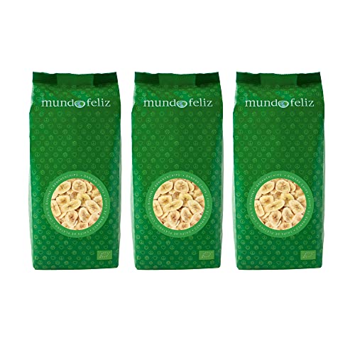Mundo Feliz - Bio Bananen Chips, 3 x 250g von Mundo Feliz
