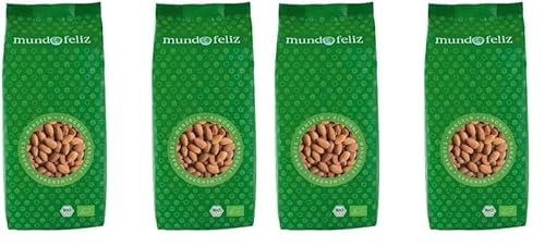 Mundo Feliz Ganze Mandeln aus Bio-Anbau, 2 x 500 g (Packung mit 2) von Mundo Feliz