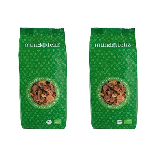 Mundo Feliz Getrocknete entsteinte Aprikosen aus Bio-Anbau, 2 x 500 g Mundo Feliz Getrocknete entsteinte Aprikosen aus Bio-Anbau, 2 x 500 g von Mundo Feliz