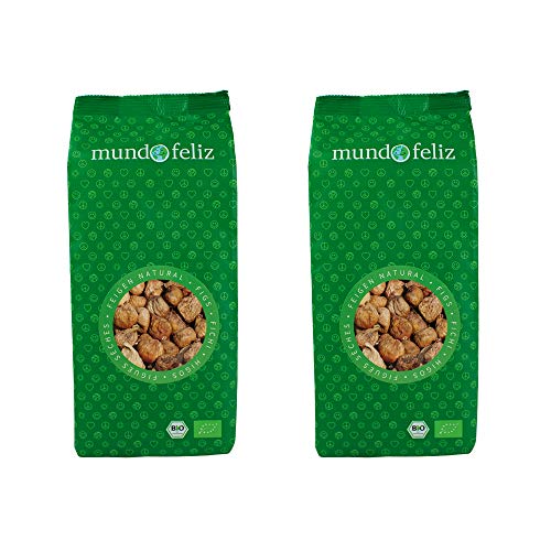 Mundo Feliz Trockenfeigen aus Bio-Anbau, 2 x 500 g von Mundo Feliz