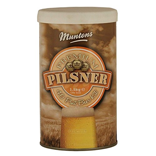 Muntons Premium Pilsner 1,5kg Bierkit/Braukit zum Bierbrauen von Muntons