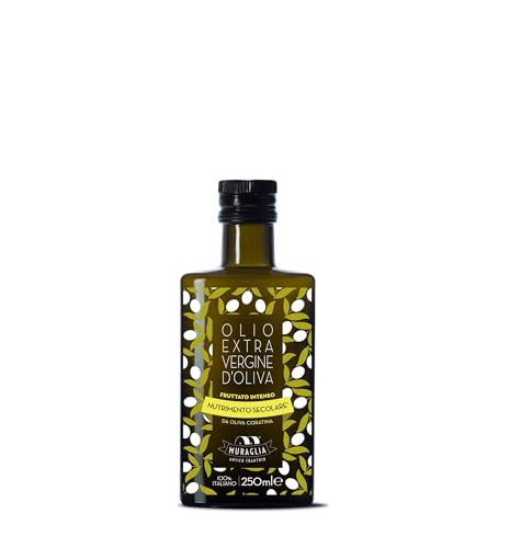Frantoio Muraglia, Glasflasche mit Natives Olivenöl Extra (250 ml, Intensiv fruchtig) von MURAGLIA ANTICO FRANTOIO