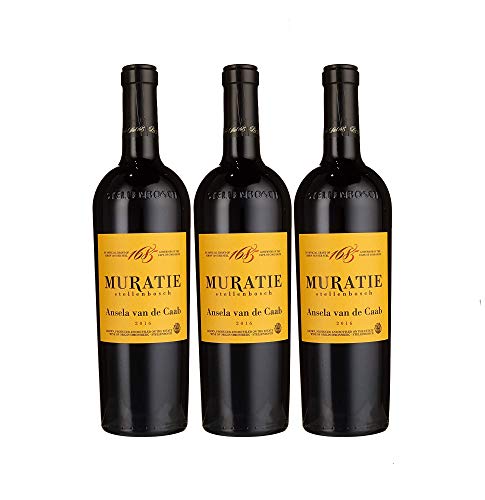 Muratie Wine Estate Ansela Van de Caab Rotwein Wein trocken Südafrika (3 Flaschen) von Muratie Estate