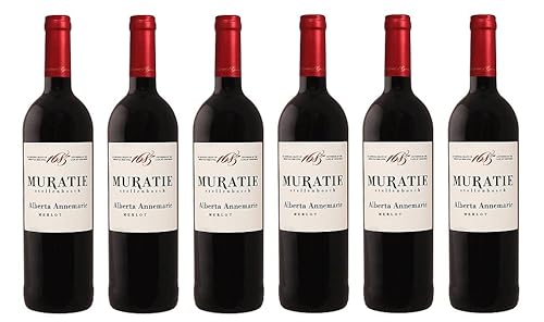 6x 0,75l - Muratie - Alberta Annemarie - Merlot - Stellenbosch W.O. - Südafrika - Rotwein trocken von Muratie