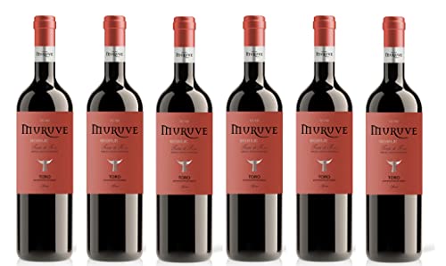 6x 0,75l - Frutos Villar - Muruve - Tinto Roble - Toro D.O.P. - Spanien - Rotwein trocken von Muruve