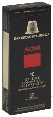 Musetti 100% Arabica Nespresso®* kompatible Kapseln von Musetti